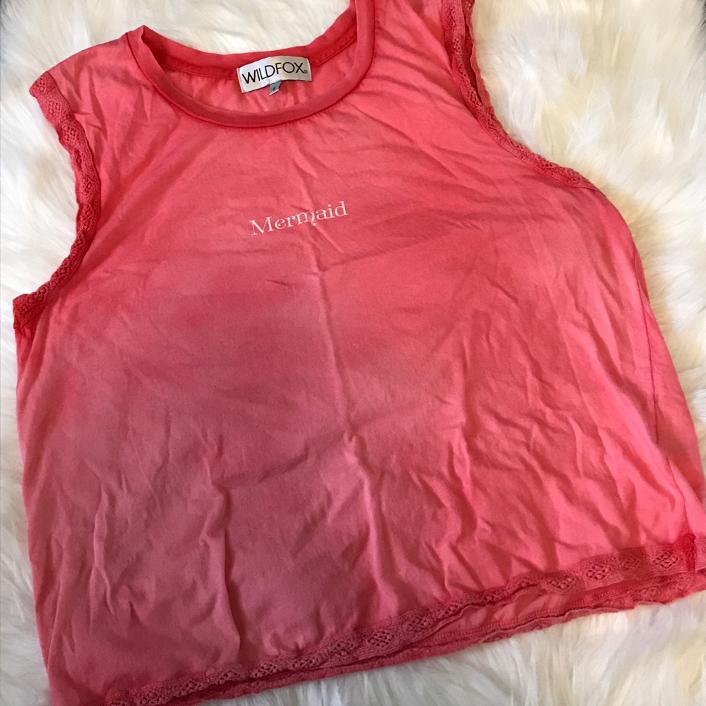WILDFOX mermaid sleeveless top